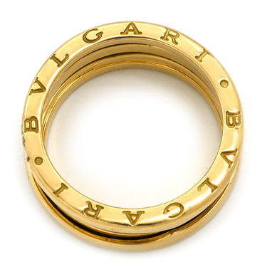 ブルガリ BVLGARI ビーゼロワン B-zero1 2バンドリング イエローゴールド K18YG #63(JP23) リング 指輪 750 18金 AU750 21.5号
