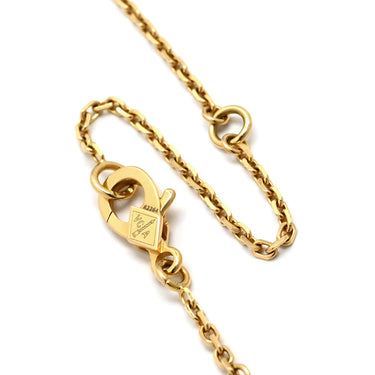 ヴァンクリーフアーペル Van Cleef & Arpels ヴィンテージ アルハンブラ ペンダント VCARA45800 ブラック×イエローゴールド K18YG オニキス ネックレス Au750 18K 黒 オニキス