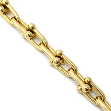 ティファニー Tiffany & Co ハードウェア スモール リンク 60153077 イエローゴールド K18YG ブレスレット T&Co. Au750 18K 18金