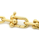 ティファニー Tiffany & Co ハードウェア スモール リンク 60153077 イエローゴールド K18YG ブレスレット T&Co. Au750 18K 18金
