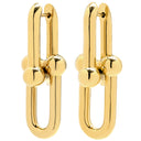 ティファニー Tiffany & Co ハードウェア ラージリンク 68533643 イエローゴールド K18YG ピアス T&Co. 750YG 18K ゲージリンク 鎖