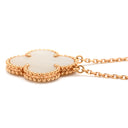 ヴァンクリーフアーペル Van Cleef & Arpels マジック アルハンブラ 銀座本店限定 VCARO41300 パールホワイトXローズゴールド K18PG マザーオブパール ネックレス ピンクゴールド 750 18K