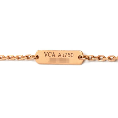 ヴァンクリーフアーペル Van Cleef & Arpels マジック アルハンブラ 銀座本店限定 VCARO41300 パールホワイトXローズゴールド K18PG マザーオブパール ネックレス ピンクゴールド 750 18K