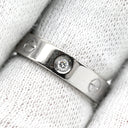 カルティエ Cartier ミニラブリング 1Pダイヤ B4050549 ホワイトゴールド K18WG #49(JP9) リング 指輪 スモールモデル LOVE Ring 750 9号