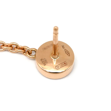 ブルガリ BVLGARI ブルガリブルガリ ピンクゴールド K18PG ダイヤモンド マザーオブパール ピアス Au750 ダイヤ ドロップ スイング マザーオブパール シェル
