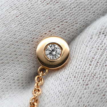 ブルガリ BVLGARI ブルガリブルガリ ピンクゴールド K18PG ダイヤモンド マザーオブパール ピアス Au750 ダイヤ ドロップ スイング マザーオブパール シェル