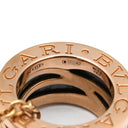 ブルガリ BVLGARI ビーゼロワン レジェンド ネックレス CL858532 ピンクゴールド×ブラック K18PG セラミック ネックレス 黒 B-zero1 750 18K PG 18金 ペンダント