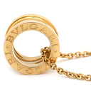 ブルガリ BVLGARI ビーゼロワン レジェンド CL858579 ホワイト×ピンクゴールド K18PG セラミック ネックレス B-zero1 K18PG Au750 18K 18金 白セラミック
