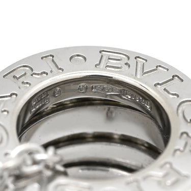 ブルガリ BVLGARI ビーゼロワン ダイヤ ホワイトゴールド K18WG ダイヤモンド ネックレス B-zero1 ペンダント 18K 750WG 旧金具