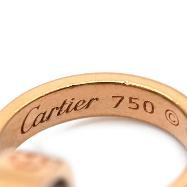 カルティエ Cartier ベビーラブ ピンクゴールド K18PG ネックレス Cartier ペンダント PG Au750 18K インターロッキング サークル
