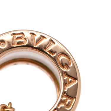 ブルガリ BVLGARI ビーゼロワン 346082 ピンクゴールド×ホワイト K18PG セラミック ネックレス B-zero1 Au750 18K 18金 白セラミック