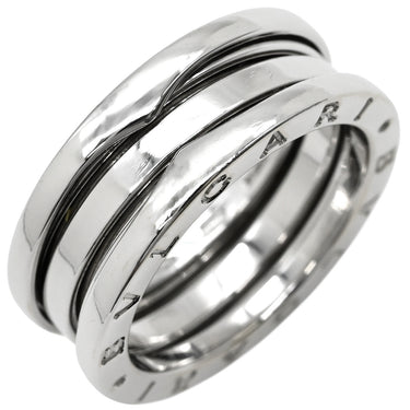 ブルガリ BVLGARI ビーゼロワン B-zero1 2バンドリング ホワイトゴールド K18WG #56(JP16) リング 指輪 750 18金 WG 15号
