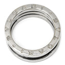 ブルガリ BVLGARI ビーゼロワン B-zero1 2バンドリング ホワイトゴールド K18WG #56(JP16) リング 指輪 750 18金 WG 15号