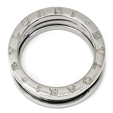 ブルガリ BVLGARI ビーゼロワン B-zero1 2バンドリング ホワイトゴールド K18WG #56(JP16) リング 指輪 750 18金 WG 15号
