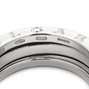 ブルガリ BVLGARI ビーゼロワン B-zero1 2バンドリング ホワイトゴールド K18WG #56(JP16) リング 指輪 750 18金 WG 15号