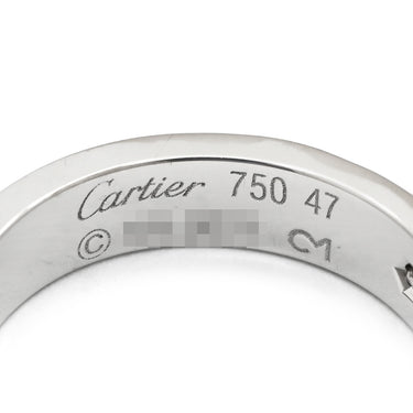 カルティエ Cartier ミニラブリング 1Pダイヤ B4050500 ホワイトゴールド K18WG ダイヤモンド #47(JP7) リング 指輪 スモールモデル LOVE Ring 750 18K WG 18金 7号