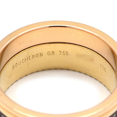ブシュロン BOUCHERON キャトル クラシック ラージ JRG0062353 4カラー K18YG K18PG K18WG ブラウンPVD ダイヤモンド #T70 リング 指輪 ダイヤ Au750 18K ブラウンPVD 29号