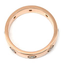 カルティエ Cartier LOVE ミニラブリング ピンクゴールド K18PG ダイヤモンド #48(JP8) リング 指輪 LOVE Ring 750 18K PG 18金 フルダイヤモンド 8P 8粒 8号