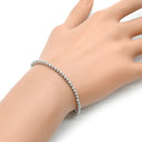 デビアス DE BEERS LINE ダイヤモンド ブレスレット ホワイトゴールド K18WG ダイヤモンド ブレスレット Au750 K18WG LINE テニスブレスレット 0.50ct