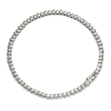 デビアス DE BEERS LINE ダイヤモンド ブレスレット ホワイトゴールド K18WG ダイヤモンド ブレスレット Au750 K18WG LINE テニスブレスレット 0.50ct