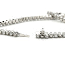 デビアス DE BEERS LINE ダイヤモンド ブレスレット ホワイトゴールド K18WG ダイヤモンド ブレスレット Au750 K18WG LINE テニスブレスレット 0.50ct