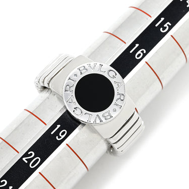 ブルガリ BVLGARI ブルガリブルガリ トゥボガス ブラック×ホワイトゴールド K18WG オニキス リング 指輪 18K 750 18金 17.5号