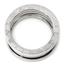 ブルガリ BVLGARI ビーゼロワン B-zero1 2バンドリング ホワイトゴールド K18WG #52 リング 指輪 750 18金 WG 12号