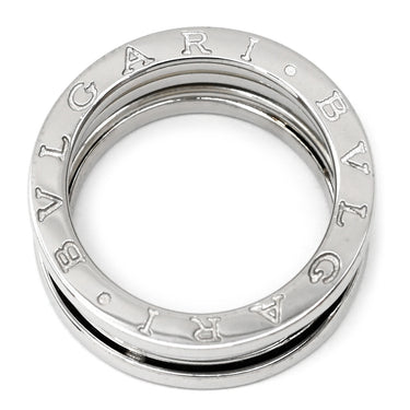 ブルガリ BVLGARI ビーゼロワン B-zero1 2バンドリング ホワイトゴールド K18WG #52 リング 指輪 750 18金 WG 12号
