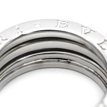 ブルガリ BVLGARI ビーゼロワン B-zero1 2バンドリング ホワイトゴールド K18WG #52 リング 指輪 750 18金 WG 12号