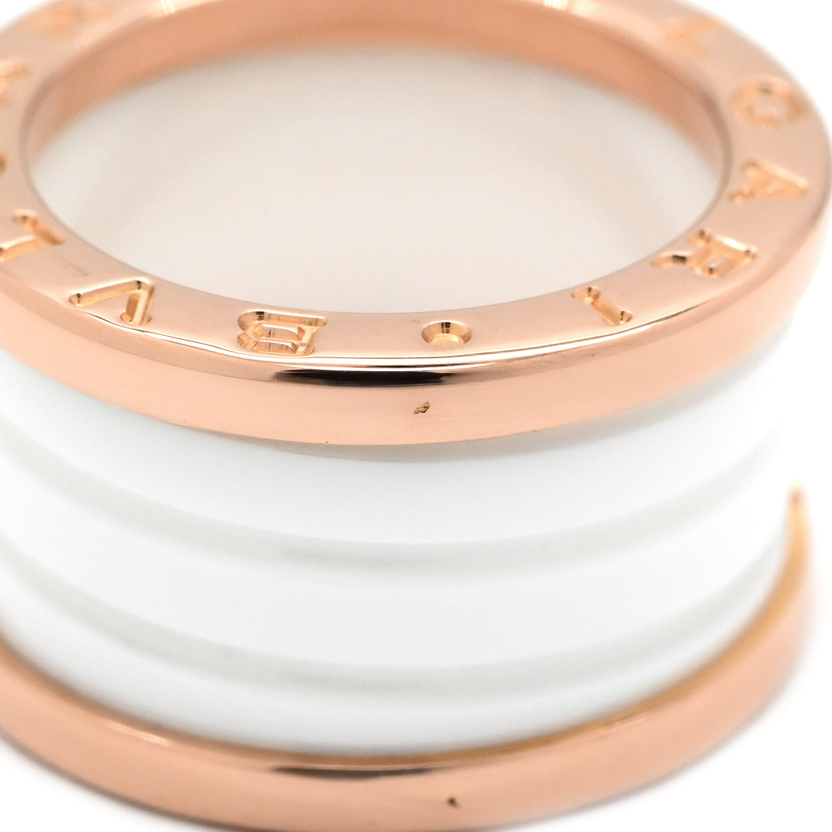 ブルガリ BVLGARI ビーゼロワン B-zero1 4バンドリング ホワイト