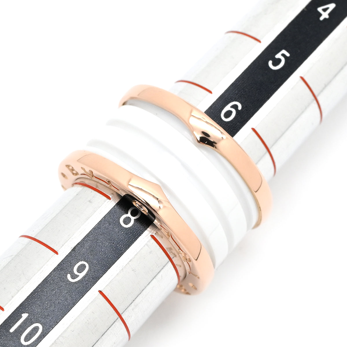 ブルガリ BVLGARI ビーゼロワン B-zero1 4バンドリング ホワイト