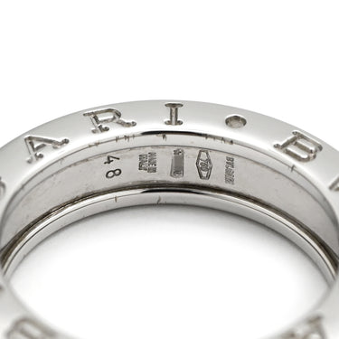 ブルガリ BVLGARI ビーゼロワン B-zero1 リング XS 336018 ホワイトゴールド K18WG #48(JP8) リング 指輪 750 18金 WG 1バンドリング 8号