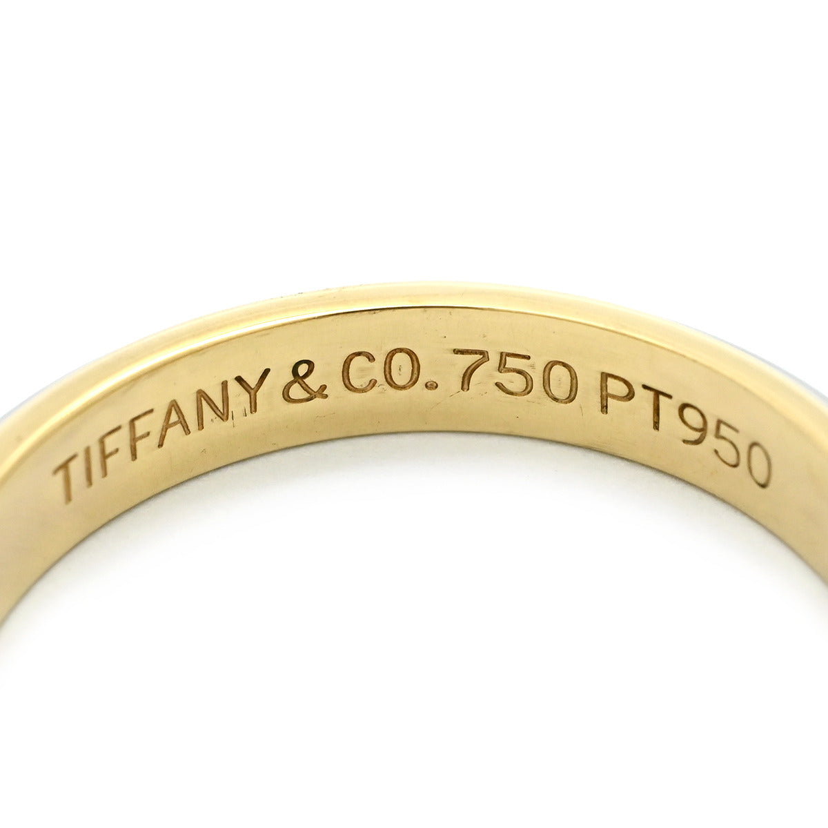 ティファニー Tiffany & Co ミルグレイン バンドリング プラチナ
