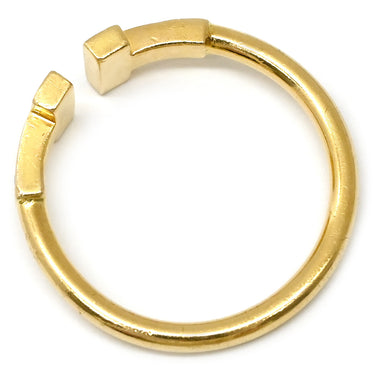 ティファニー Tiffany & Co T ダイヤモンド ワイヤー 60147091 イエローゴールド K18YG ダイヤモンド リング 指輪 T&Co.18K YG Au750 18金 10.5号