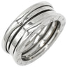 ブルガリ BVLGARI ビーゼロワン B-zero1 2バンド ホワイトゴールド K18WG #57 リング 指輪 BVLGARI K18WG Au750 18K 18金 16.5号
