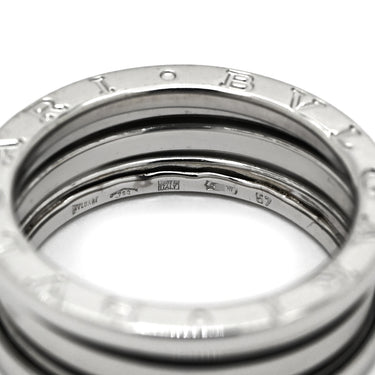 ブルガリ BVLGARI ビーゼロワン B-zero1 2バンド ホワイトゴールド K18WG #57 リング 指輪 BVLGARI K18WG Au750 18K 18金 16.5号