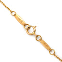 ティファニー Tiffany & Co バイザヤード シングルダイヤ イエローゴールド K18YG ダイヤモンド ネックレス T&Co. 1P 1石 1粒 エルサペレッティ