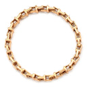 ティファニー Tiffany & Co T ナロー チェーン ミディアム ピンクゴールド K18PG ブレスレット T&Co. K18PG Au750 18K 18金 ローズ RG
