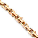 ティファニー Tiffany & Co T ナロー チェーン ミディアム ピンクゴールド K18PG ブレスレット T&Co. K18PG Au750 18K 18金 ローズ RG