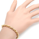 ティファニー Tiffany & Co T ナロー チェーン ミディアム ピンクゴールド K18PG ブレスレット T&Co. K18PG Au750 18K 18金 ローズ RG