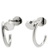 カルティエ Cartier ジュスト アン クル SM B8301236 ホワイトゴールド K18WG ピアス AU750 18K WG フープ