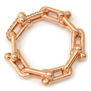 ティファニー Tiffany & Co ハードウェア スモールリンク 72668898 ローズゴールド K18PG ダイヤモンド #15 リング 指輪 ピンクゴールド 750 PG RG ダイヤ 13号