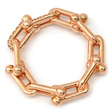 ティファニー Tiffany & Co ハードウェア スモールリンク 72668898 ローズゴールド K18PG ダイヤモンド #15 リング 指輪 ピンクゴールド 750 PG RG ダイヤ 13号