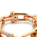 ティファニー Tiffany & Co ハードウェア スモールリンク 72668898 ローズゴールド K18PG ダイヤモンド #15 リング 指輪 ピンクゴールド 750 PG RG ダイヤ 13号