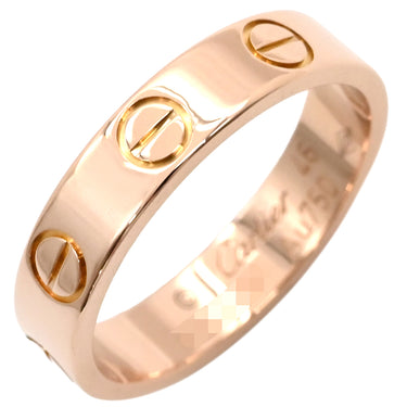 カルティエ Cartier ラブリング スモールモデル B4085246 ピンクゴールド K18PG #46 リング 指輪 LOVE Ring PG Au750 18K ミニサイズ 6号