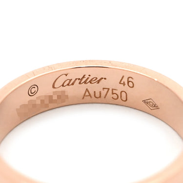 カルティエ Cartier ラブリング スモールモデル B4085246 ピンクゴールド K18PG #46 リング 指輪 LOVE Ring PG Au750 18K ミニサイズ 6号