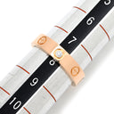 カルティエ Cartier ミニラブリング ピンクゴールド K18PG ダイヤモンド #48(JP8) リング 指輪 LOVE Ring 750 18K PG 18金 1P ダイヤ 8号