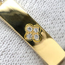 ミキモト MIKIMOTO ペルリータ ダイヤ パール スクエア イエローゴールド K18YG ダイヤモンド マザーオブパール リング 指輪 18K 750 11号