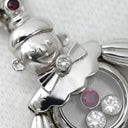 ショパール CHOPARD ハッピーダイヤモンド ピエロ 79/5053-20 ホワイトゴールド K18WG ダイヤモンド ルビー ネックレス Au750 18K ルビー 3石