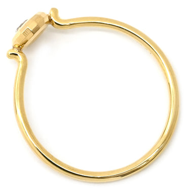 ノンブランド NON BRAND ダイヤ 1粒 0.1ct イエローゴールド K18YG ダイヤモンド リング 指輪 Au750 18K 18金 1P 1石 1粒 ソリティアリング 12.5号